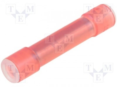 Втулка TMNB-1.25-WP Втулка свързваща; 0,5?1,25mm2; кримпване; на проводник; червен